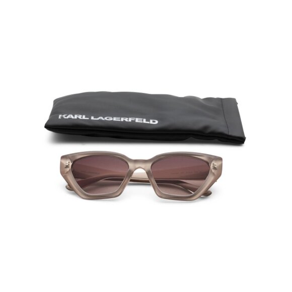 KARL LAGERFELD Beige 54mm Square Sunglasses